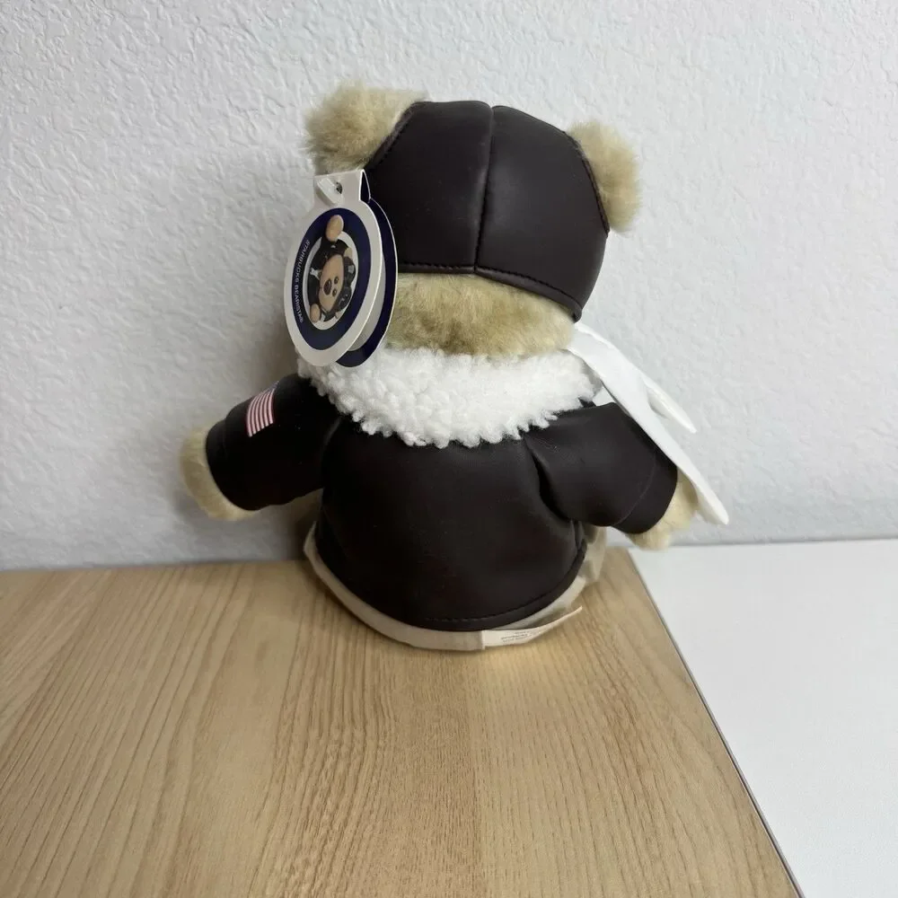 Starbucks Coffee Bearista Aviator Pilot 32nd Edition 2004 Plush Teddy Bear 9”